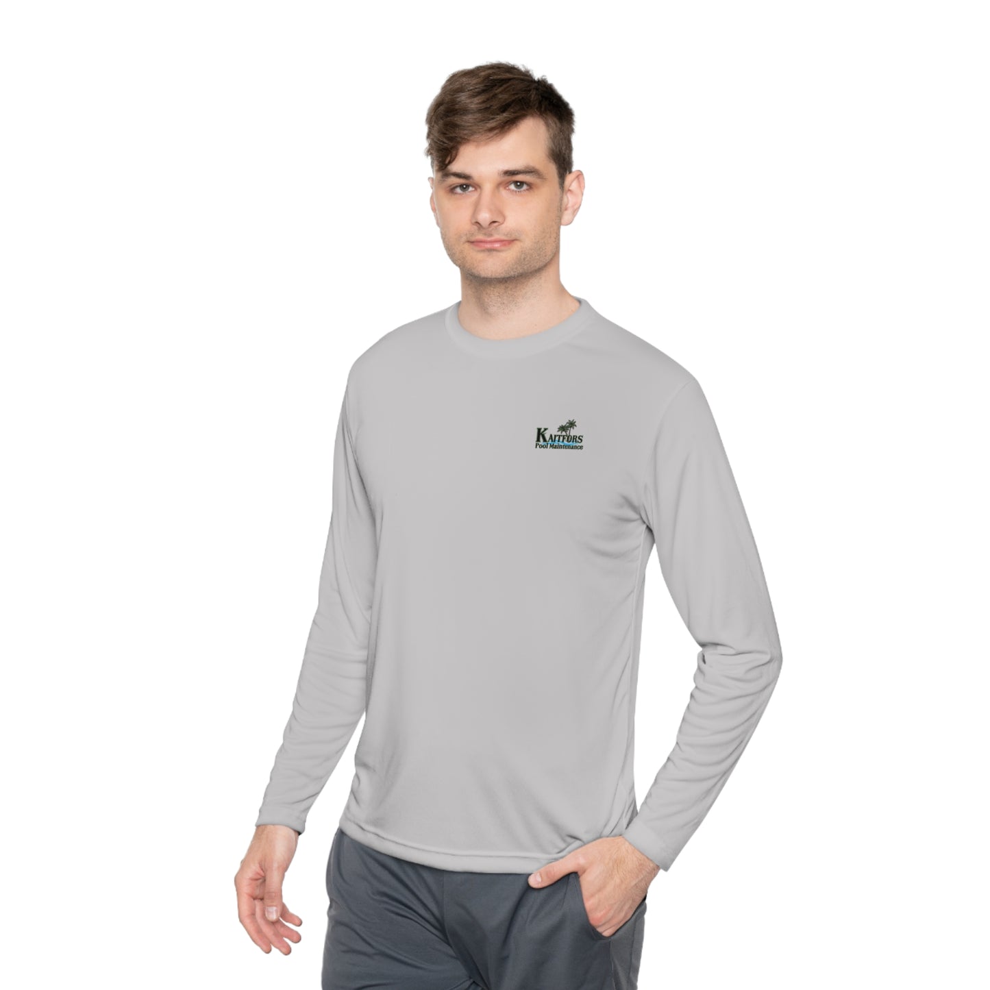 Kaitfors logo Pool Unisex Lightweight Long Sleeve Tee