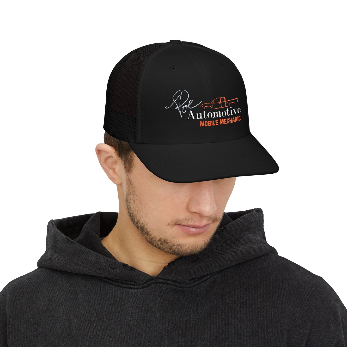 Embroidered Automotive Mobile Mechanic Trucker Hat