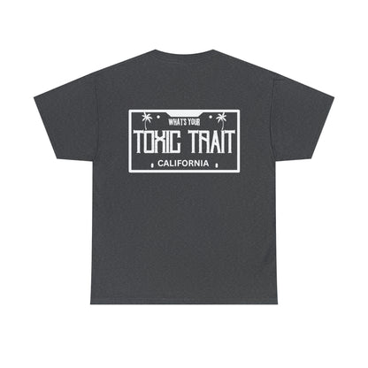 License Plate Toxic Trait Heavy Cotton Tee